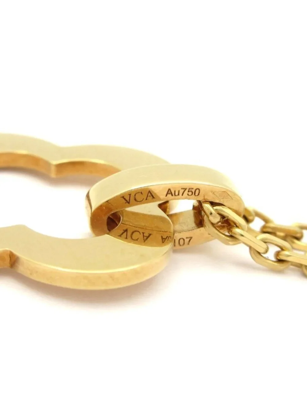 Van Cleef & Arpels Necklace Byzantine Alhambra 18k Yellow Gold
